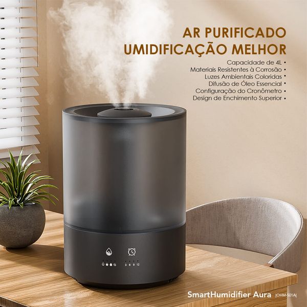 SmartHumidifier Aura 4L Umidificador e Ambientador Inteligente 3