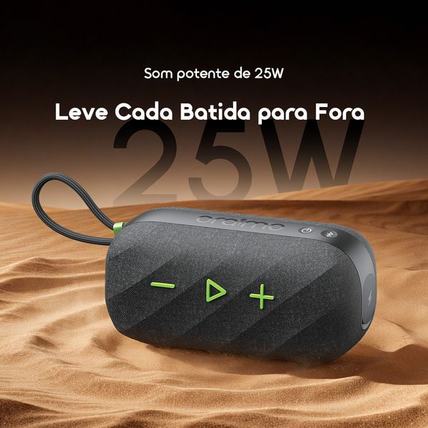SpaceBox Active Coluna de Som Portátil Sem Fios Personalizável com FM de 25W de Potência 3