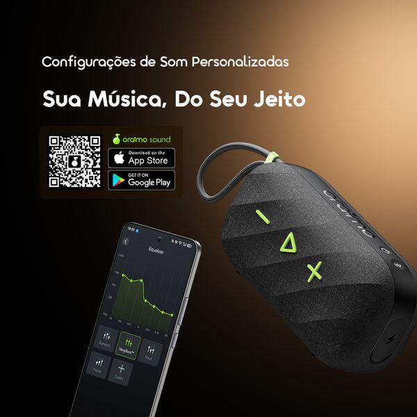 SpaceBox Active Coluna de Som Portátil Sem Fios Personalizável com FM de 25W de Potência 4