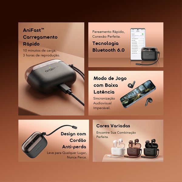 SpaceBuds Air 2 Auscultadores com bateria de longa duração (50 horas) e tradução inteligente 11