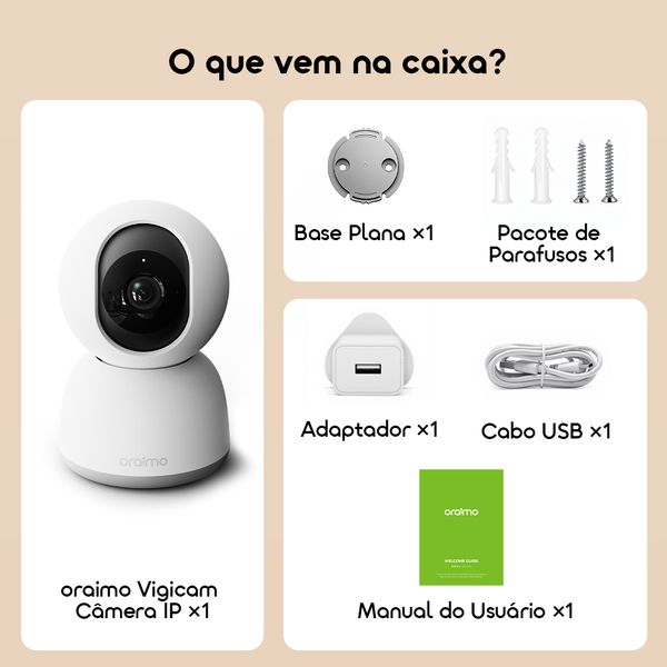 Vigicam Câmara IP de visão noturna Ultra HD de 3MP 2