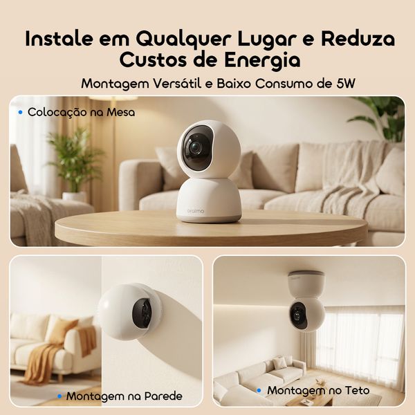 Vigicam Câmara IP de visão noturna Ultra HD de 3MP 8