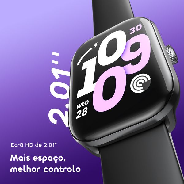 Watch 6 Lite Relógio inteligente de 2,01 polegadas com interface de utilizador moderna. 4