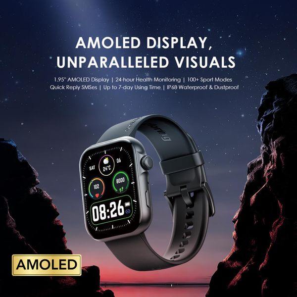 Watch ES 2 1.95″ AMOLED IP68 Relógio Inteligente