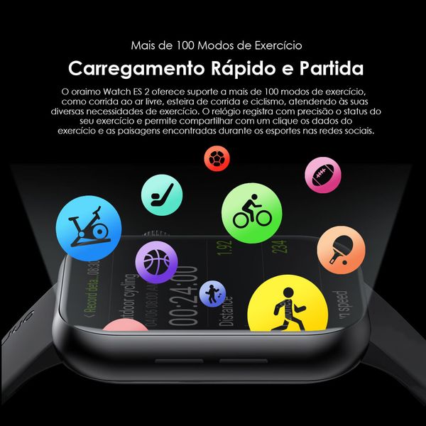 Watch ES 2 1.95″ AMOLED IP68 Relógio Inteligente 5