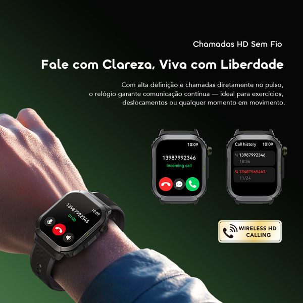 Watch Lumos N Relógio inteligente com ecrã HD 3