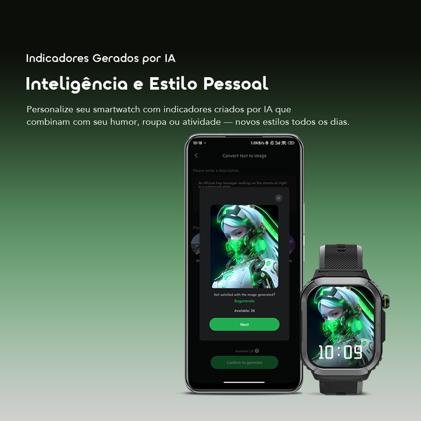 Watch Lumos N Relógio inteligente com ecrã HD 5