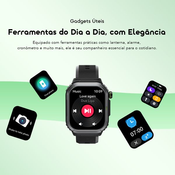 Watch Lumos N Relógio inteligente com ecrã HD