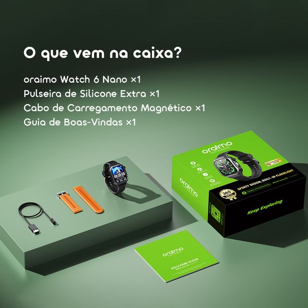 Watch Lumos N Relógio inteligente com ecrã HD 8