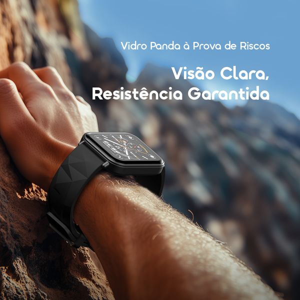 Watch Nova 2 Lite Relógio inteligente com ecrã a cores AMOLED totalmente sensível ao toque de 1,93 polegadas 7